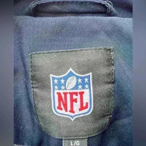 $150 Chicago Bears NFL Football Hooded Jacket Soft Shell Coat Large Gorpcore - Picture 5 of 6